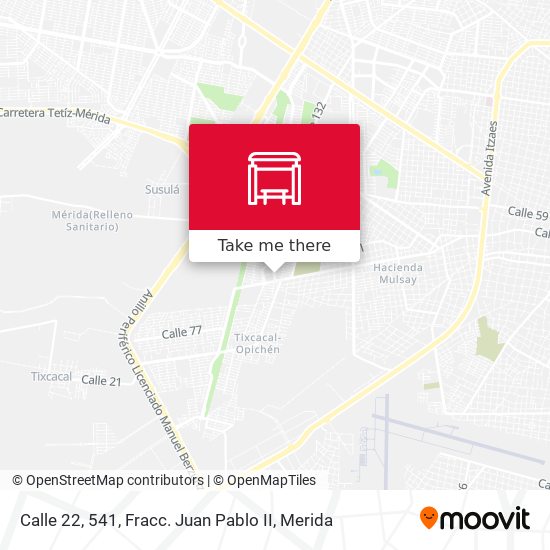 Mapa de Calle 22, 541, Fracc. Juan Pablo II