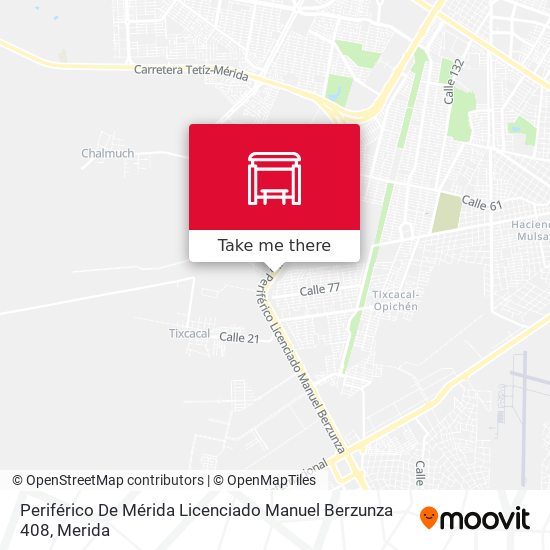 Periférico De Mérida Licenciado Manuel Berzunza 408 map