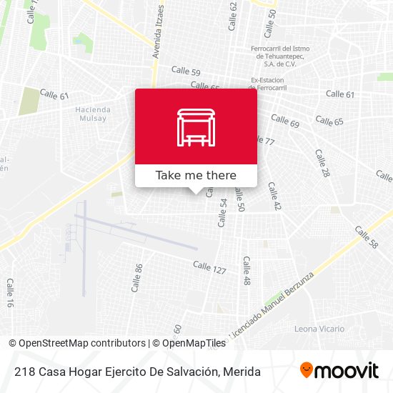 Mapa de 218 Casa Hogar Ejercito De Salvación