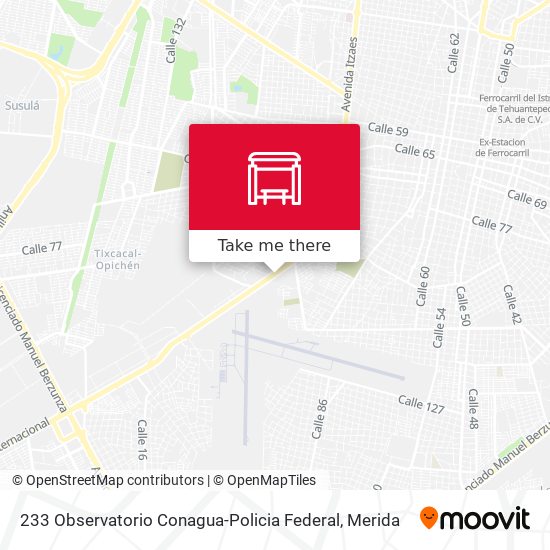 233 Observatorio Conagua-Policia Federal map