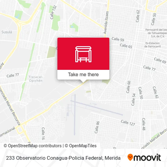233 Observatorio Conagua-Policia Federal map