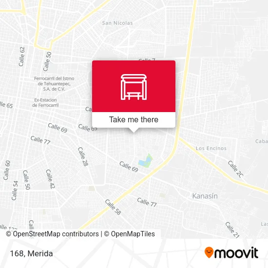 Mapa de 168