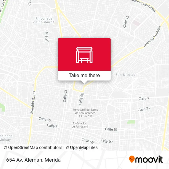 654 Av. Aleman map