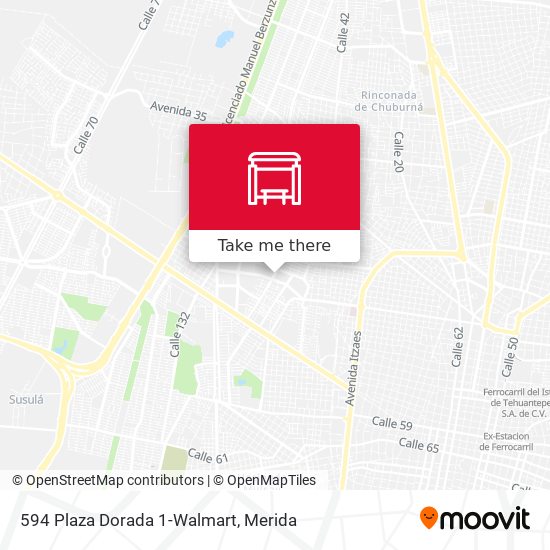 594 Plaza Dorada 1-Walmart map