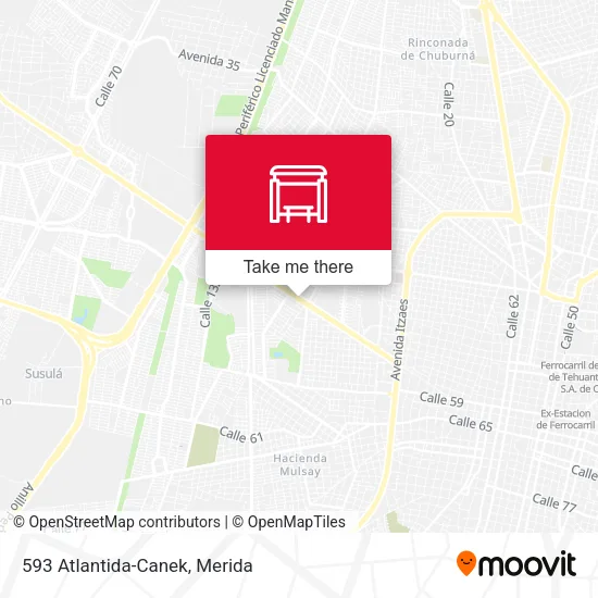 593 Atlantida-Canek map