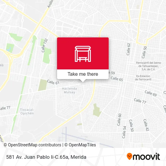Mapa de 581 Av. Juan Pablo Ii-C.65a