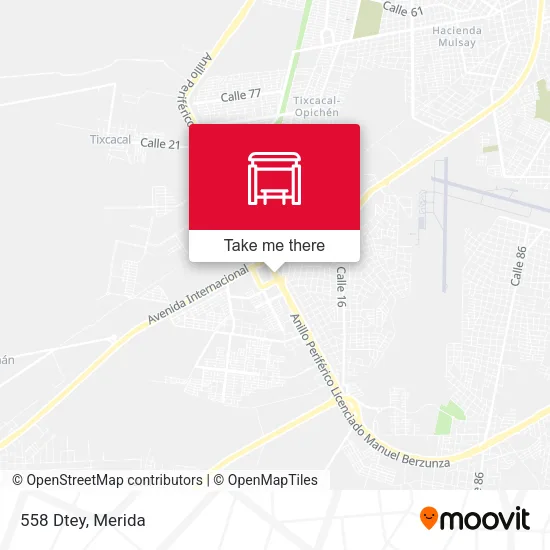 Mapa de 558 Dtey