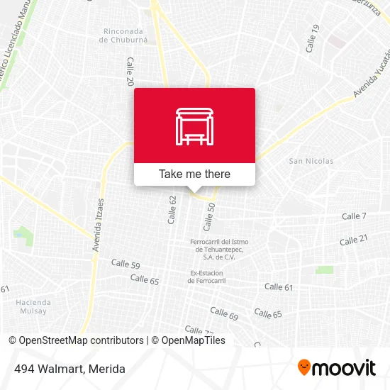 Mapa de 494 Walmart