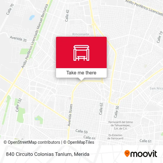 840 Circuito Colonias Tanlum map