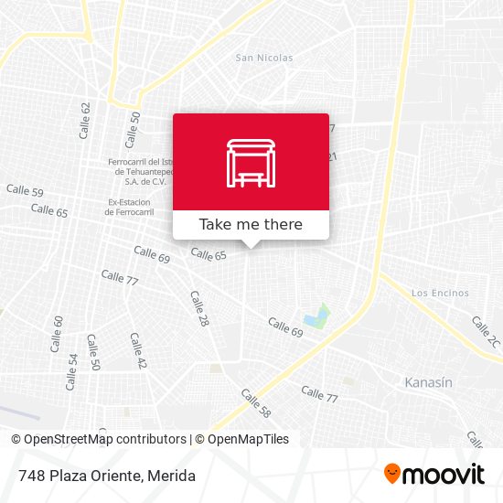 748 Plaza Oriente map