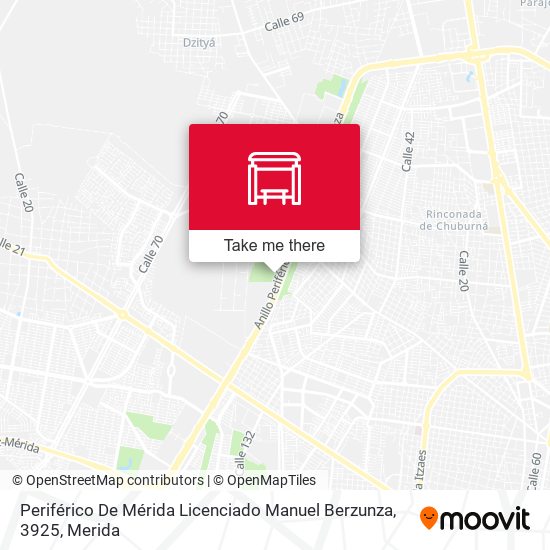 Periférico De Mérida Licenciado Manuel Berzunza, 3925 map