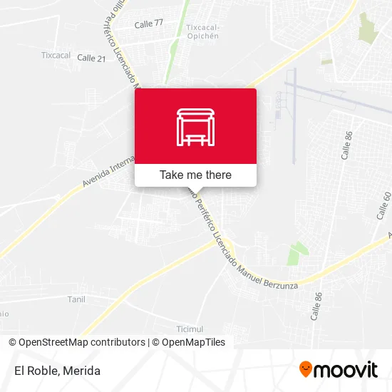 Mapa de El Roble