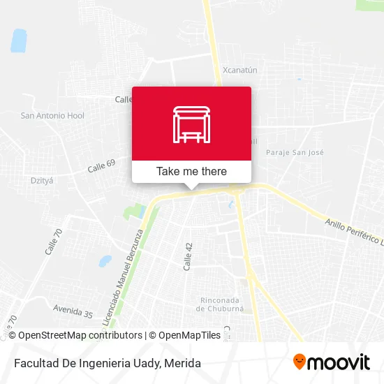 Facultad De Ingenieria Uady map