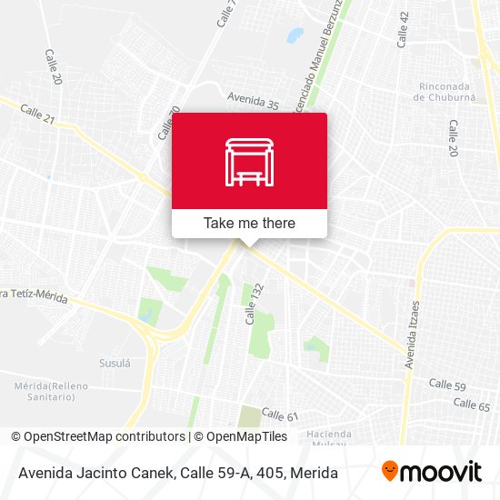 Avenida Jacinto Canek, Calle 59-A, 405 map