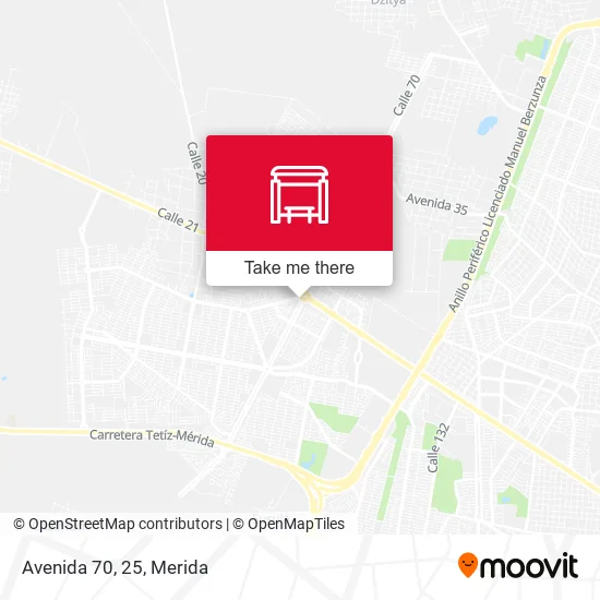 Avenida 70, 25 map