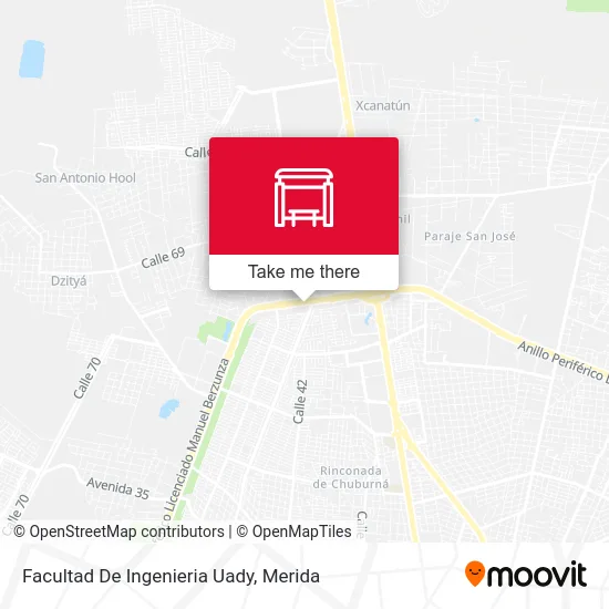 Facultad De Ingenieria Uady map