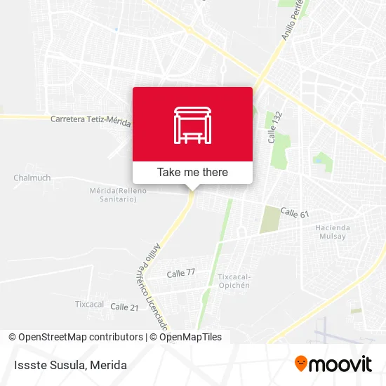 Mapa de Issste Susula