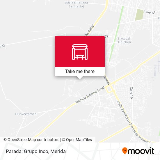 Parada: Grupo Inco map