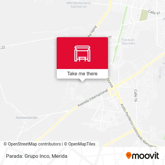 Parada: Grupo Inco map
