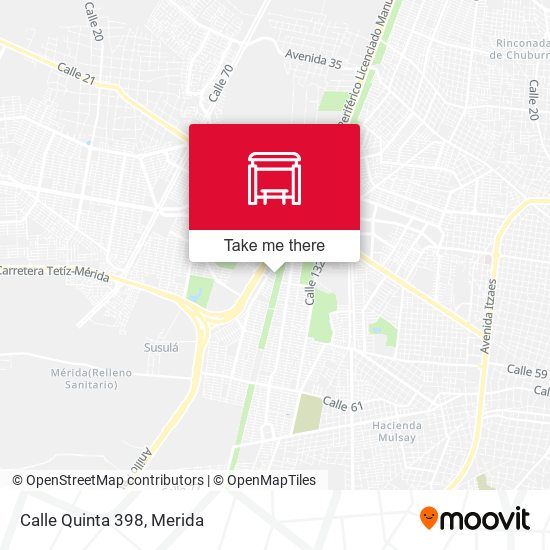 Mapa de Calle Quinta 398