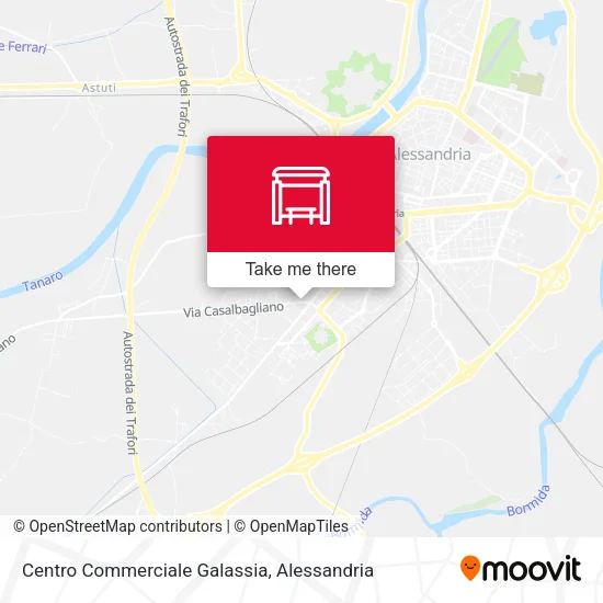 Centro Commerciale Galassia map