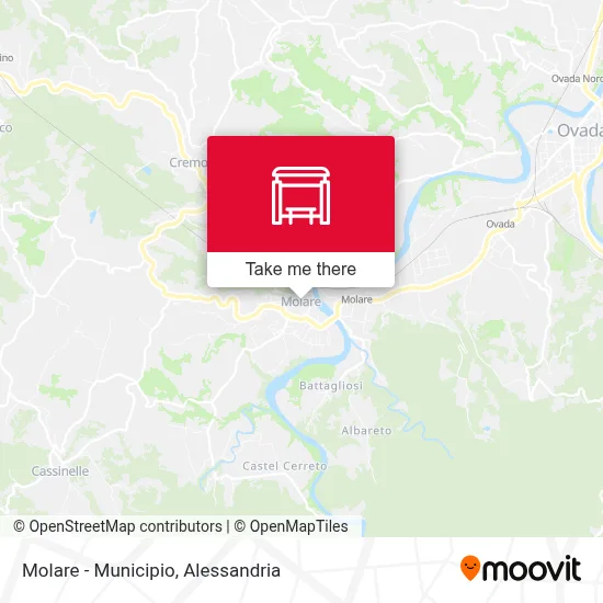 Molare - Municipio map