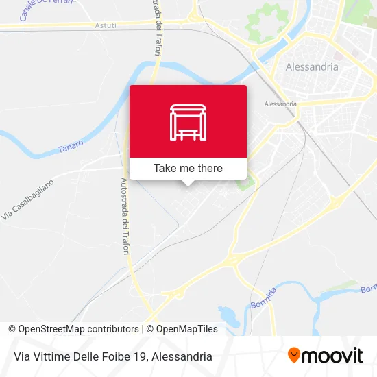 Via Vittime Delle Foibe 19 map