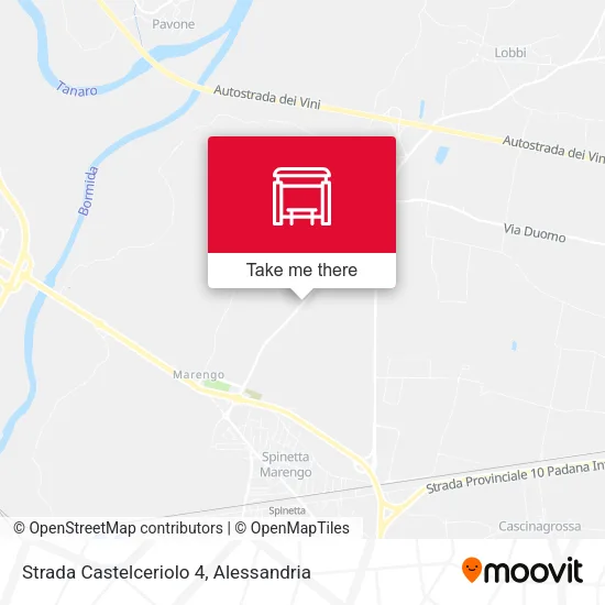 Strada Castelceriolo 4 map