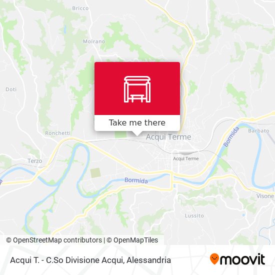 Acqui T. - C.So Divisione Acqui map