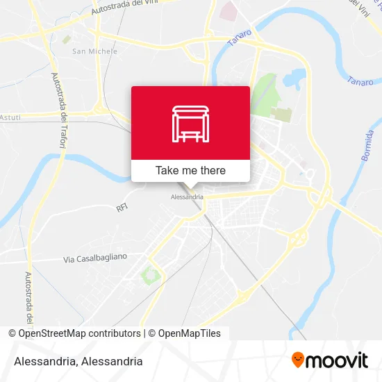 Alessandria map