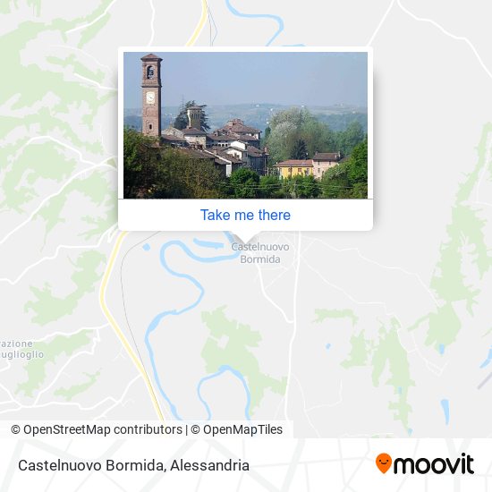 Castelnuovo Bormida map