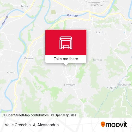 Valle Orecchia -A map