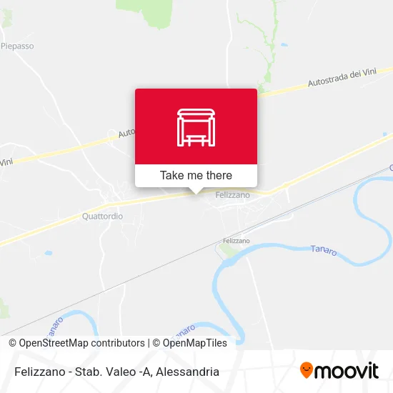 Felizzano - Stab. Valeo -A map