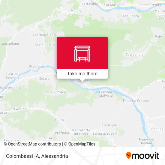 Colombassi -A map
