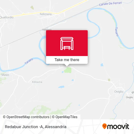 Redabue Junction -A map