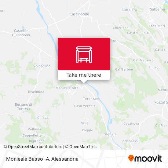 Monleale Basso -A map