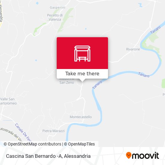 Cascina San Bernardo -A map