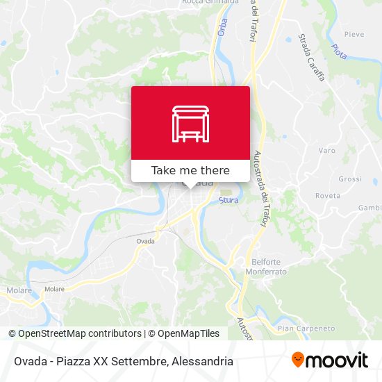 Ovada - Piazza XX Settembre map