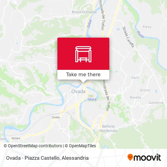 Ovada - Piazza Castello map