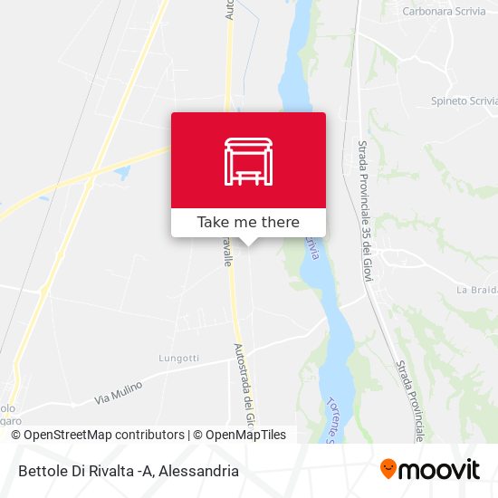 Bettole Di Rivalta -A map