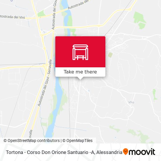 Tortona - Corso Don Orione Santuario -A map