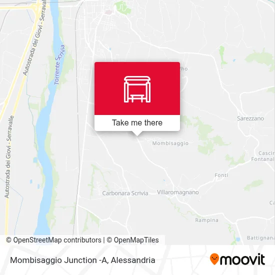 Mombisaggio Junction -A map