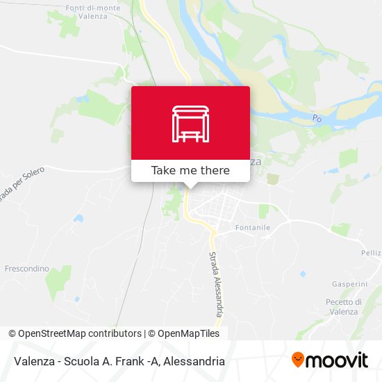 Valenza - Scuola A. Frank -A map