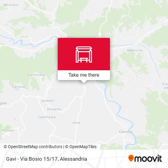 Gavi - Via Bosio 15/17 map