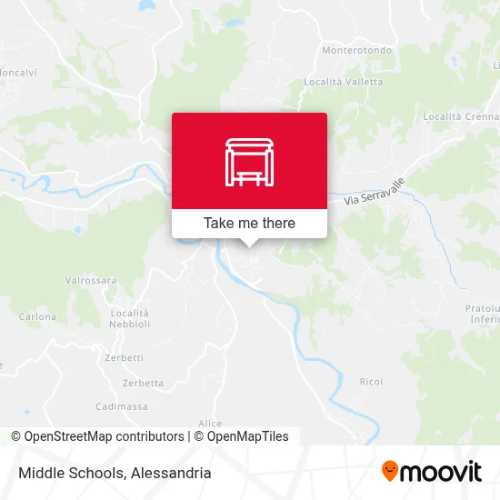 Middle Schools map