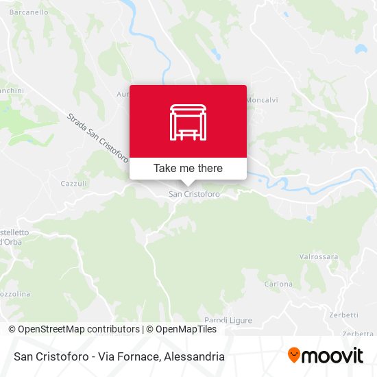 San Cristoforo - Via Fornace map