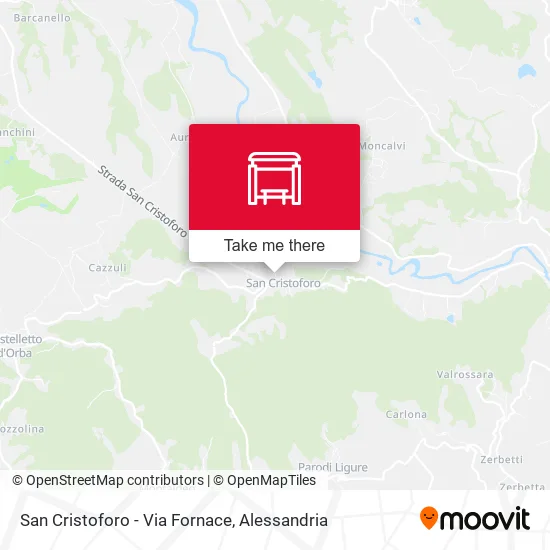 San Cristoforo - Via Fornace map