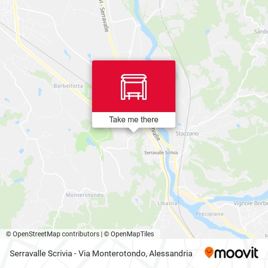 Serravalle Scrivia - Via Monterotondo map