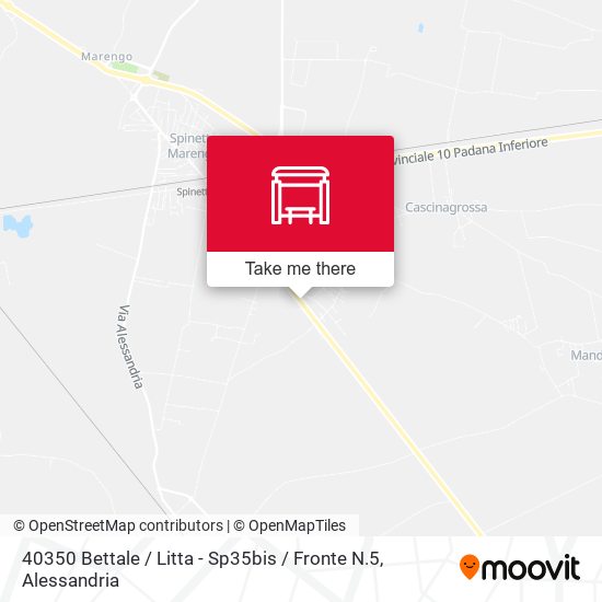 40350 Bettale / Litta - Sp35bis / Fronte N.5 map
