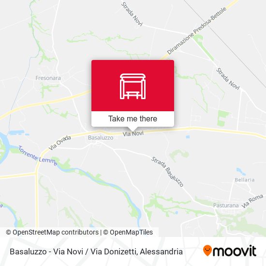 Basaluzzo - Via Novi / Via Donizetti map